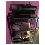 HP Copier w/ Paper & Shelf