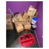 Selection of Juno Track Lighting, Waste Cans, Etc.
