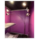 Modern 5-Arm Chrome Light