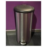 Cylindrical Step Trash Can