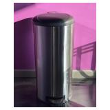Cylindrical Trash Can
