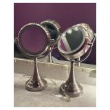 (2) Light Up Makeup Mirrors