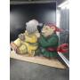 Signed Barrett & Buller 2000 Wooden Cut-Out.