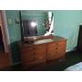 4pc Mid-Century Mahogany BR Suite