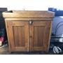 Antique Dry Sink with Lower Panel Doors
