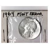 1964 MINT ERROR