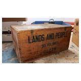 OLD WOOD BOOK BOX...