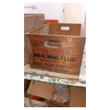 FRIGID EMBALMING FLUID BOX..