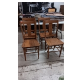 4-NICE OAK DINING CHAIRS