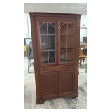 MAHOGANY CORNER CABINET