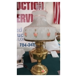 ELECTRAFIED ALADDIN BRASS LAMP..