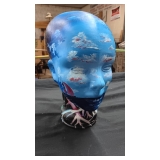 HAND PAINTED GLASS HEAD