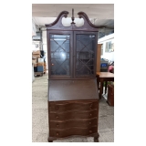MAHOGANY DROP FRONT SECRETARY