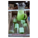 NEAT PITCHER & 6 GLASSES SET