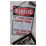 TIN SIGN