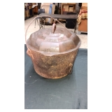 OLD CAST IRON POT