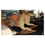VERY OLD ROCKING HORSE..