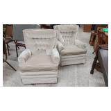 PAIR VERY NICE SWIVEL ROCKERS
