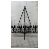 TWISTED IRON CANDLE HOLDER