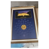 FRAMED STATE QUARTER PLACK... FRAMED STATE QUARTER PLACK...