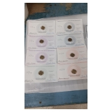 INCLUDES THESE 8 UNC. QUARTERS.. INCLUDES THESE 8 UNC. QUARTERS..