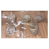 CH. BAG OF 4 PRE 1964 WASH. QUARTERS CH. BAG OF 4 PRE 1964 WASH. QUARTERS