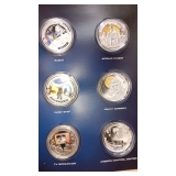 WITH 6 COLORIZED COINS WITH 6 COLORIZED COINS