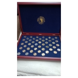 WHOLE SET-10 STATE QUARTERS & 38 1$ COINS WHOLE SET-10 STATE QUARTERS & 38 1$ COINS