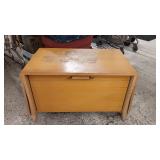 BLONDE STEREO CABINET..