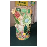 FOLK ART VASE