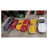 PLASTIC CORVETTES..SOLD CHOICE