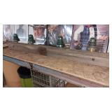OLD TELEPHONE TOP W/ GLASS INSULATORS