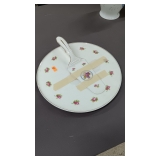 CAKE PLATE & SERVER