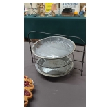 WITH 2 GRANITE PIE PLATES