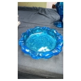 LARGE BLUE ASHTRAY