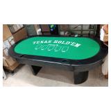 NICE PADDED POKER TABLE..