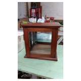 TABLE TOP DISPLAY CABINET..W/ KEY