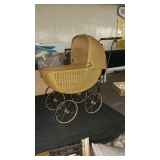 GREAT CONDITION WICKER BABY BUGGY
