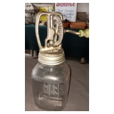 CANNING JAR W/ MIXER TOP