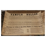 OLD PAPER VOTING SAMPLE BALLOTS