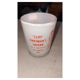 LaPORTE IN. BAR SHOT GLASS..