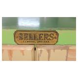 1920'S SELLERS CHILDS KITCHEN CABINET..