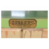 1920'S SELLERS CHILDS KITCHEN CABINET..
