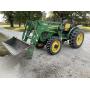 07 John Deere diesel 5425 tractor with 542 loader