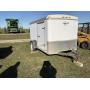 1986 Avenger enclosed trailer with registration,