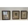 3 STEINLEN SIGNED & FRAMED PICTURES 18H X 15W EACH