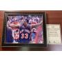 PATRICK EWING SIGNED PHOTO 8 X 10 FRAME