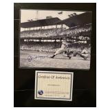 JOE DIMAGGIO 8 X 10 SIGNED PHOTOGRAPH