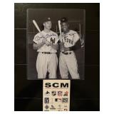 MICKEY MANTLE\WILLIE MAYS SIGNED PHOTOGRAPH