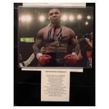 MIKE TYSON 8 X 10 SIGNED PHOTOGRAPH